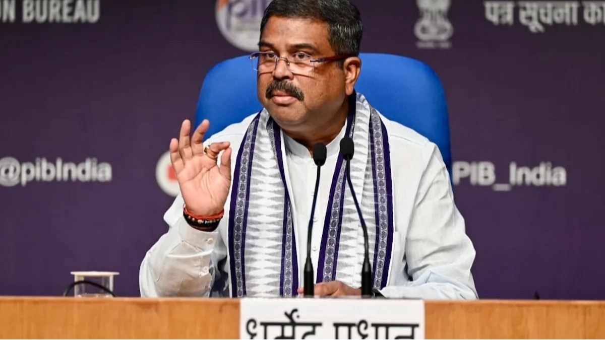 Education Minister Dharmendra Pradhan resigns.