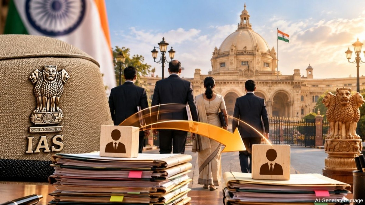 IAS officers get new postings in UP in major reshuffle