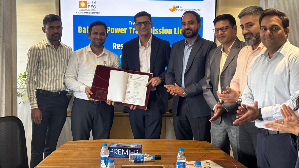 RECPDCL hands over Balsane Power Transmission Ltd to Resonia Limited