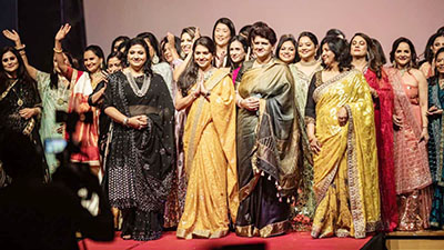 450 female IAS, IPS & IRS officers walk on ramp