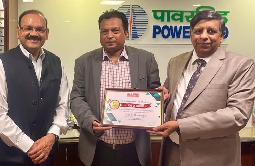 G. Ravisankar, Director (Finance) POWERGRID awarded "Best CFO (Power)
